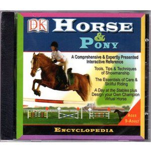 DK Horse & Pony Encyclopedia (PC-CD, 2007) Windows 95-Vista - NEW in Jewel Case
